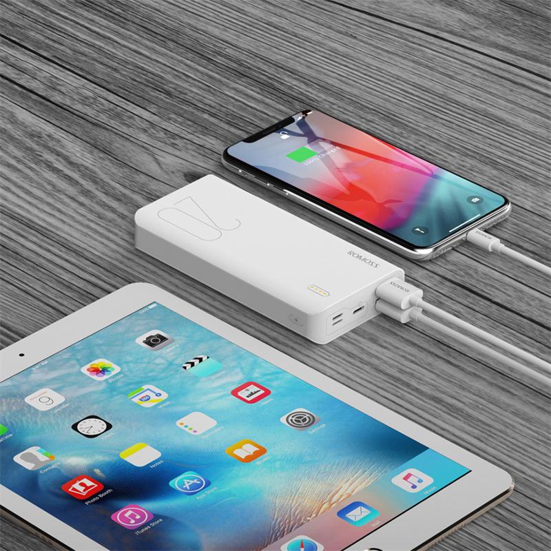 ROMOSS Sense6s Power Bank 20000mAh USB Type Portable Charger 20000mAh Powerbank External Battery Charge For iP Xiaomi Huawei862802