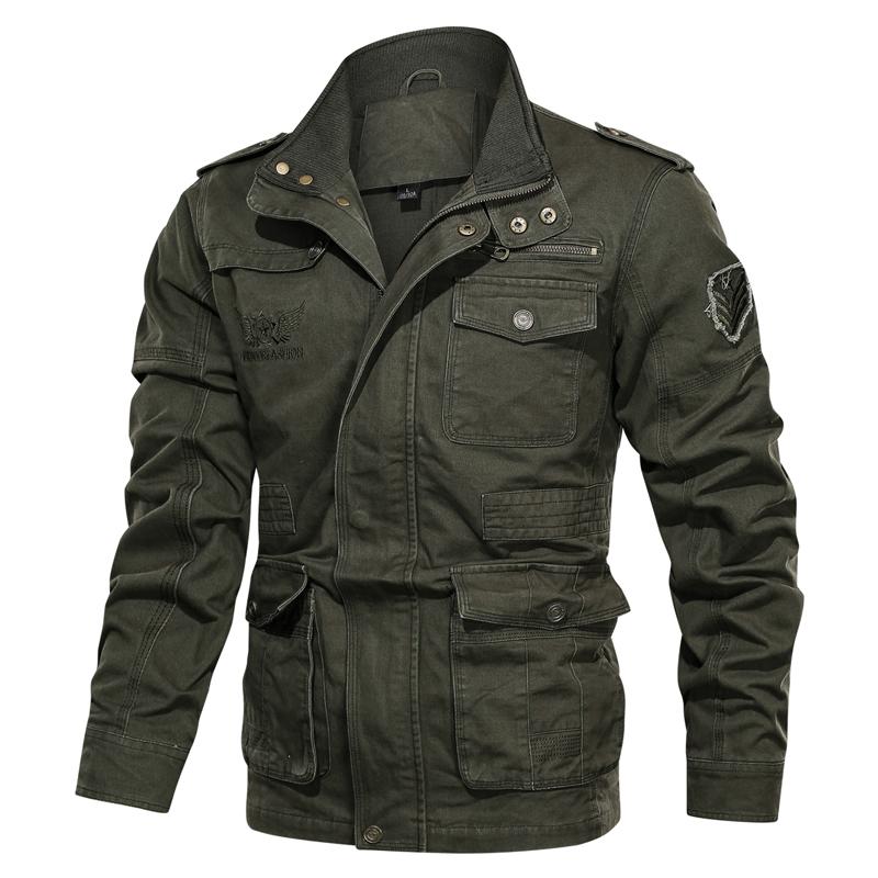 Men's Jackets Men Autumn Winter Military Jacket Army Bomber High Quality Male Fashion Casual Cargo Coat Multi-pocket Big Size Clothing, Khaki
Men's Jackets Men Autumn Winter Military Jacket Army Bomber High Quality Male Fashion Casual Cargo Coat Multi-pocket Big Size Clothing, Khaki