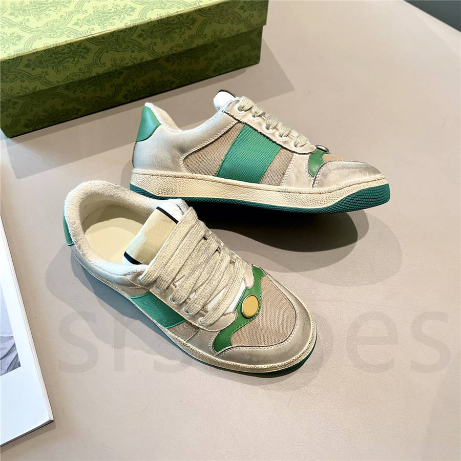 Luxury Designer Screener Sneaker Italy Dirty Leather Green Red Stripe Ace Casual Shoes Classic Distressed Screener Sneakers, Black
Luxury Designer Screener Sneaker Italy Dirty Leather Green Red Stripe Ace Casual Shoes Classic Distressed Screener Sneakers, Black
