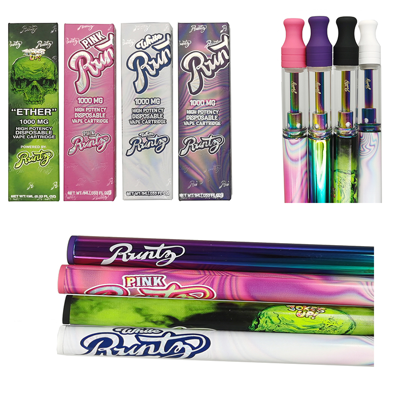 Runtz Disposable Vape Pens 1ml 1000mg E-cigarettes Ceramic Coil Precharge 240mah Rechargeable Battery Thick Oil Empty Cookies Cartridges ECi
Runtz Disposable Vape Pens 1ml 1000mg E-cigarettes Ceramic Coil Precharge 240mah Rechargeable Battery Thick Oil Empty Cookies Cartridges ECi
