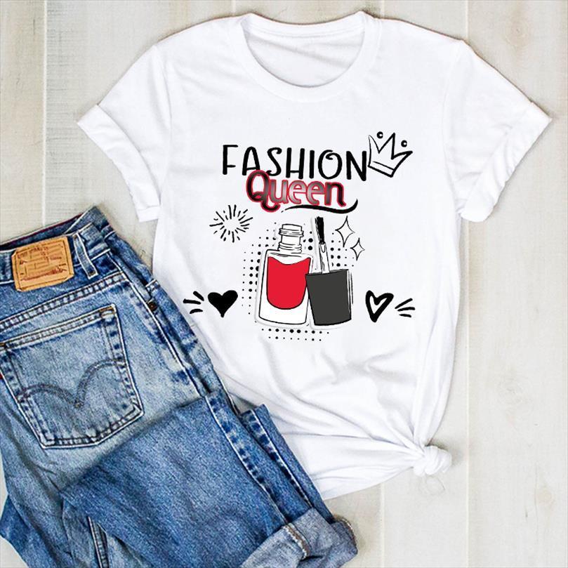 men lady fingernail fashion t shirts love kawaii ladies summer tee mens female clothes graphic, White;black
men lady fingernail fashion t shirts love kawaii ladies summer tee mens female clothes graphic, White;black