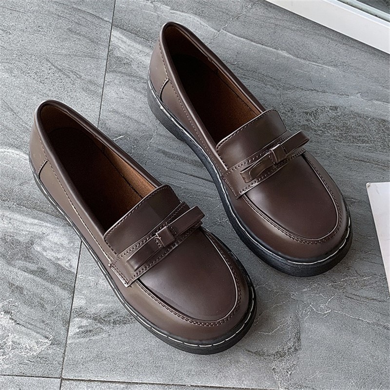 New Japanese Jk Basic Uniform Everyday Black Hoop Shoes Mori Girl Moccasins Slip-ons Low Heel Arch Anime Cosplay Apartments Npwd
New Japanese Jk Basic Uniform Everyday Black Hoop Shoes Mori Girl Moccasins Slip-ons Low Heel Arch Anime Cosplay Apartments Npwd