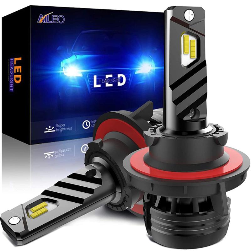 Car Headlights AILEO High Brightness Bulbs H13 LED 9008 Hi/Lo Beam 6000K White 24xCSP Chip 60W 12000LM IP67 Turbofan Auto Lamp
Car Headlights AILEO High Brightness Bulbs H13 LED 9008 Hi/Lo Beam 6000K White 24xCSP Chip 60W 12000LM IP67 Turbofan Auto Lamp