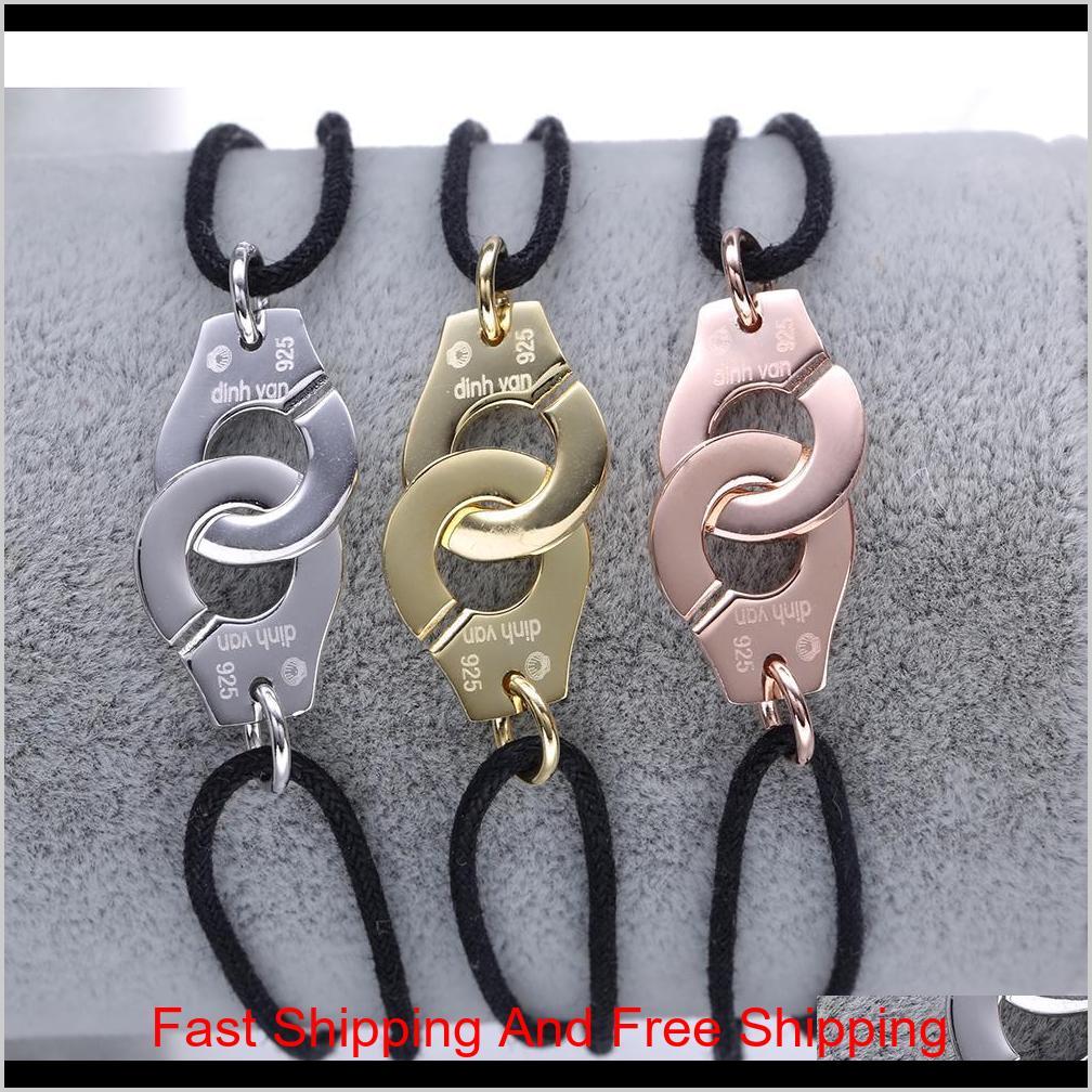 Wholesale Price France Famous Brand Jewelry Dinh Van Bracelet For Women Fashion Jewelry 925 Sterling Silver Rope Handcuff Bracelet Fun Kcviu, Black
Wholesale Price France Famous Brand Jewelry Dinh Van Bracelet For Women Fashion Jewelry 925 Sterling Silver Rope Handcuff Bracelet Fun Kcviu, Black