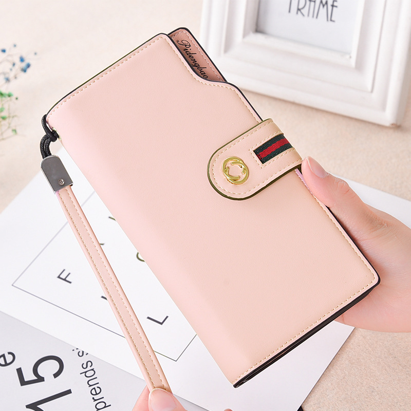 Women's wallets buckle women's wallet mobile ladies multi-function long clutch zipper phone bag handbags women Naqih, Red;black
Women's wallets buckle women's wallet mobile ladies multi-function long clutch zipper phone bag handbags women Naqih, Red;black