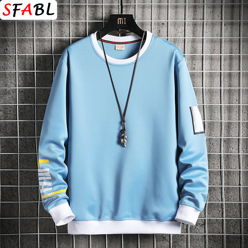 SFABL Youth Fashion Hoodies Harajuku Men Fashion Letter Printed Hoodies Male Japanese Streetwear Men's Casual Sweatshirt 201127