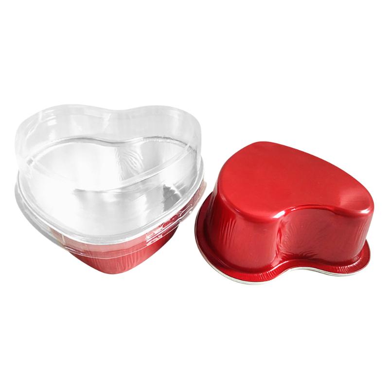 Other Bakeware Birthday Party Mother039s Day Pudding Cup Heart Shaped Cake Pan Tools Cupcake With Lids Baking Pans226s4076830