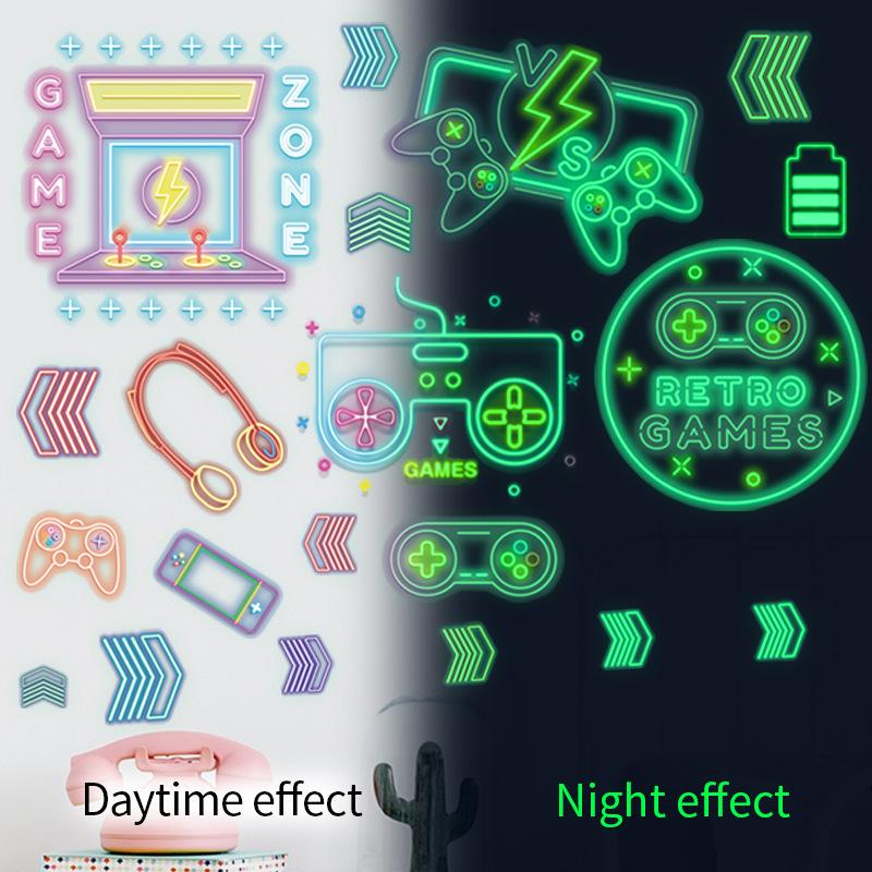 Wall Stickers Green Light Game Controller Luminous Home Living Room Bedroom Decor Decals Glow In The Dark Fluorescent
Wall Stickers Green Light Game Controller Luminous Home Living Room Bedroom Decor Decals Glow In The Dark Fluorescent