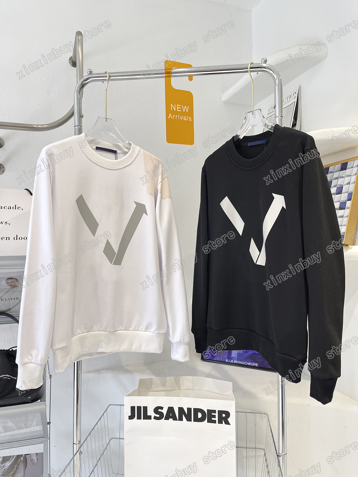 21ss Autumn Sportwear Hoodies Sweatshirts luxury Men Womens Reflective material letters Man Paris Fashion Top Quality Tees Street luxurys Black white XS-L 
21ss Autumn Sportwear Hoodies Sweatshirts luxury Men Womens Reflective material letters Man Paris Fashion Top Quality Tees Street luxurys Black white XS-L