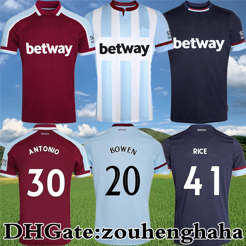 RICE BOWEN SOUCEK Soccer Jerseys 2021 22 Home Away BENRAHMA HAM ANTONIO YARMOLENKO maillots foot P.FORNALS WEST DIOP F.ANDERSON COUFAL LANZINI Football shirts Kit, Third +patch
RICE BOWEN SOUCEK Soccer Jerseys 2021 22 Home Away BENRAHMA HAM ANTONIO YARMOLENKO maillots foot P.FORNALS WEST DIOP F.ANDERSON COUFAL LANZINI Football shirts Kit, Third +patch