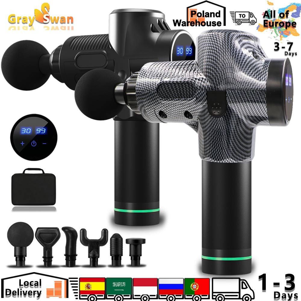 High frequency Massage Gun Shoulder Back Neck Muscle Relax Body Relaxation Deep Tissue Massager with Therapy Gun for fitness
High frequency Massage Gun Shoulder Back Neck Muscle Relax Body Relaxation Deep Tissue Massager with Therapy Gun for fitness