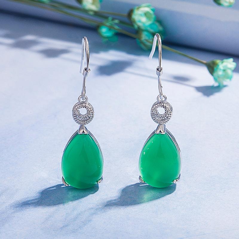 Dangle & Chandelier Real Emerald S925 Silver Drop Earrings Pure Gemstone Jewelry For Women Wedding Kolczyki Orecchini Luxury
Dangle & Chandelier Real Emerald S925 Silver Drop Earrings Pure Gemstone Jewelry For Women Wedding Kolczyki Orecchini Luxury
