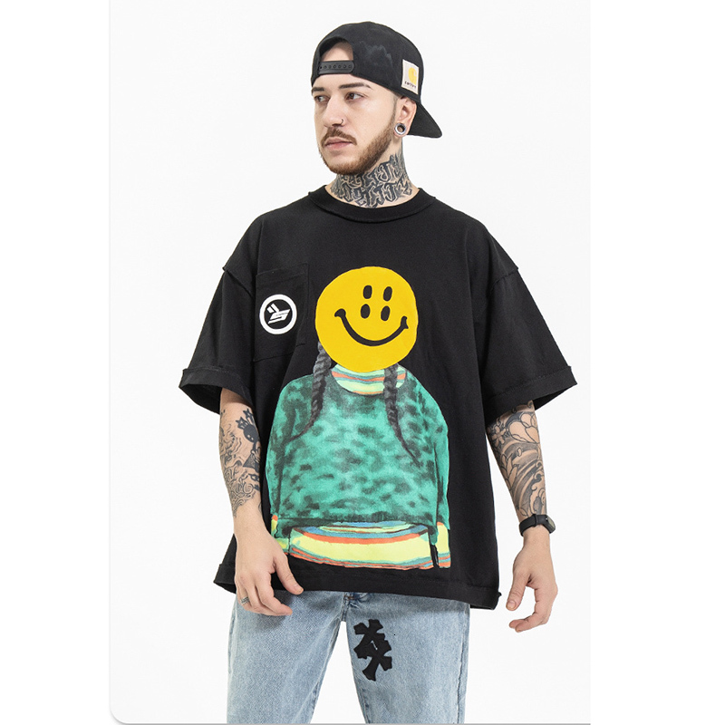2021 New Original Girl Smiley Print Streetwear Short Sleeve Mens Tshirt Crew Neck Oversize Cotton Summer t Shirt Loose Hip Hop Tees Li5w, White
2021 New Original Girl Smiley Print Streetwear Short Sleeve Mens Tshirt Crew Neck Oversize Cotton Summer t Shirt Loose Hip Hop Tees Li5w, White