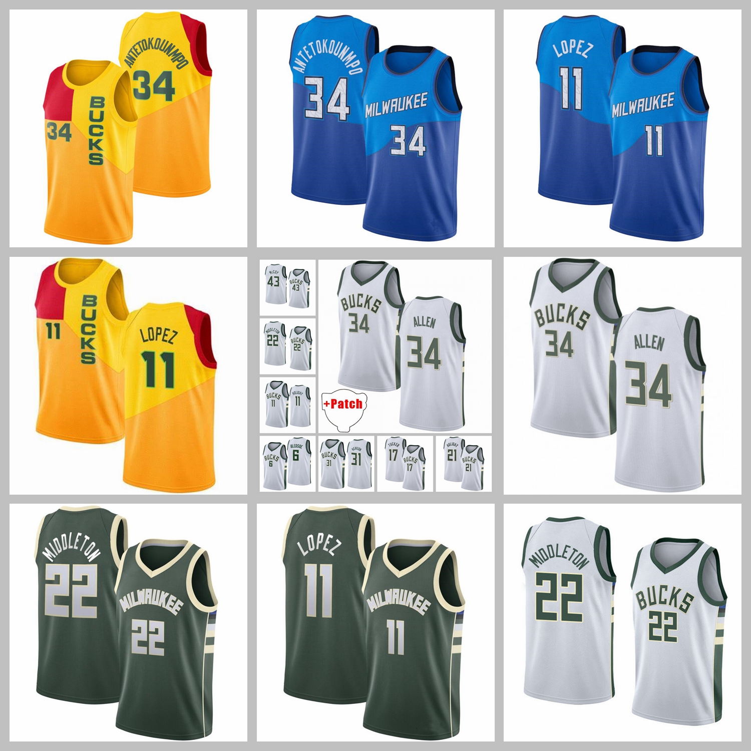 2021 Finals Basketball Jersey Retro City Version Antetokoumpo 34 Allen 22 Middleton 17 Gasol Holiday 21 Snell 43 Mccoy 31 Henson Blue Color Stitched Breathable, As photo
2021 Finals Basketball Jersey Retro City Version Antetokoumpo 34 Allen 22 Middleton 17 Gasol Holiday 21 Snell 43 Mccoy 31 Henson Blue Color Stitched Breathable, As photo