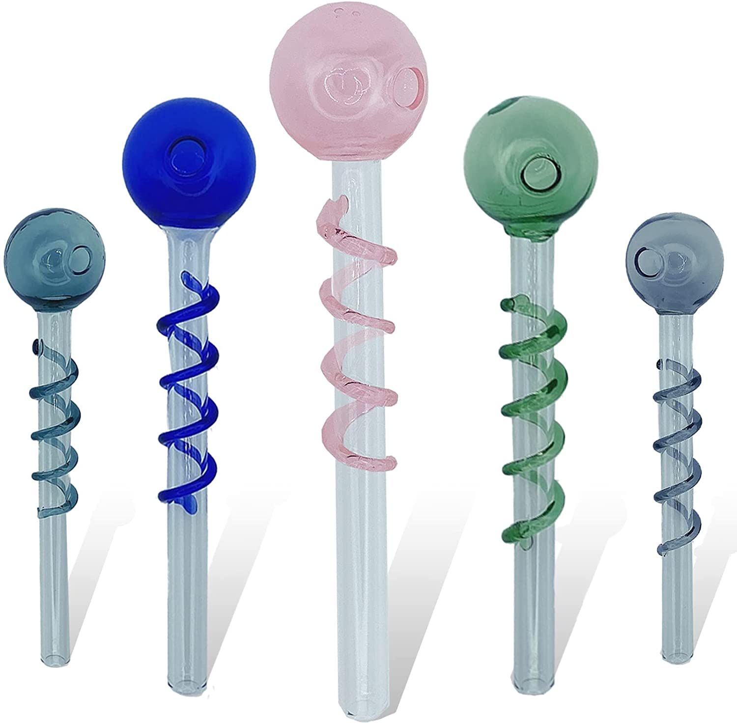 Oil Burner Lamp 5 Colors Heat Resistant Clear Tube Burning Pipes Transparent Tubes Nail Tips for Bongs Dab Rigs
Oil Burner Lamp 5 Colors Heat Resistant Clear Tube Burning Pipes Transparent Tubes Nail Tips for Bongs Dab Rigs