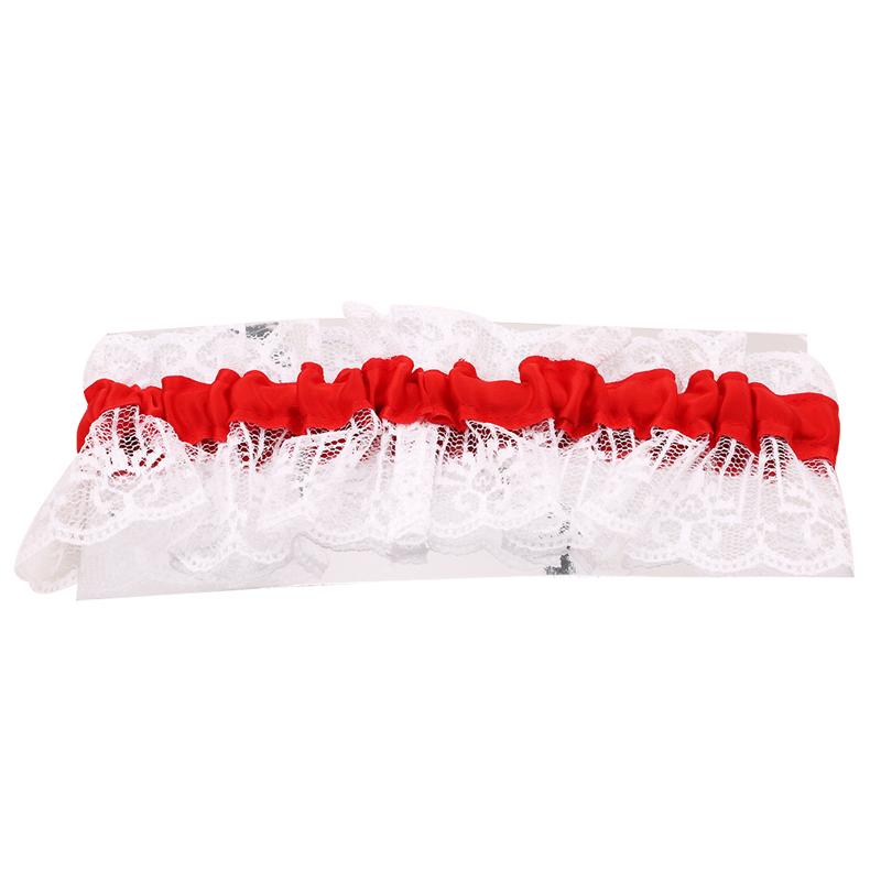 Fashion Garter Elegant Women Lace Mesh Bowknot Belt Sexy Suspender Rhinestone Lace Garter For Bride Party Wedding Leg Rings