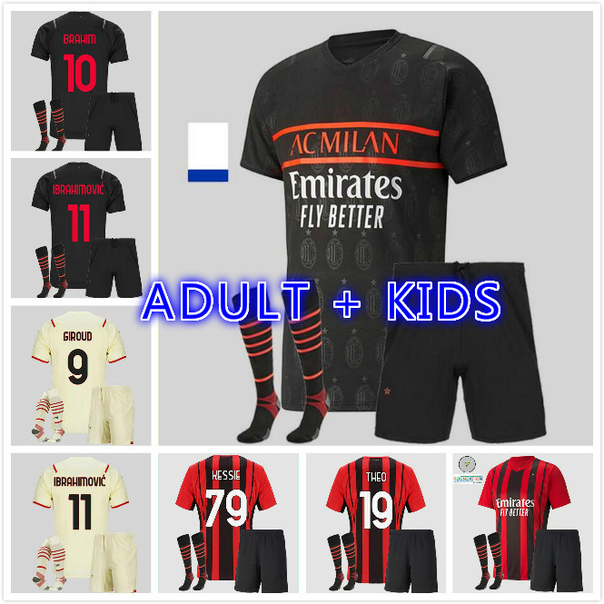 adult kids kit AC 2021 2022 Milan IBRAHIMOVIC soccer jerseys Set 20 21 PIATEK PAQUETA THEO REBIC football shirts men kits uniforms
adult kids kit AC 2021 2022 Milan IBRAHIMOVIC soccer jerseys Set 20 21 PIATEK PAQUETA THEO REBIC football shirts men kits uniforms