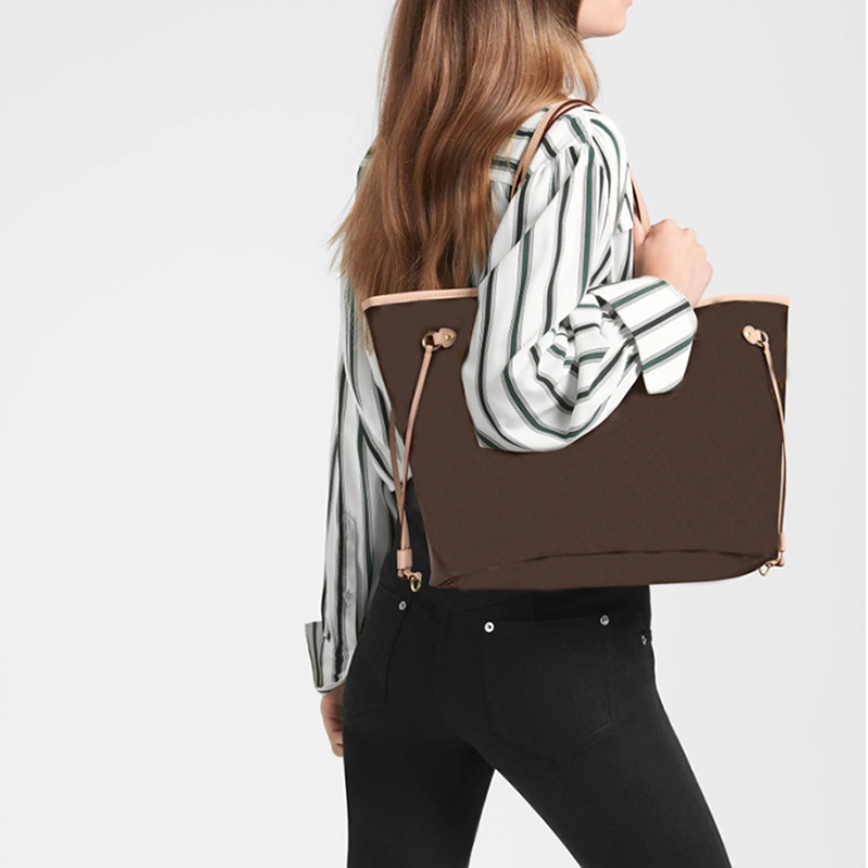 Handbags wholesale price sell high quality leather oxidate NEVERFULLS MM GM TAHITIENNE women totes with Pouch shopping shoulder Brown bag, Vip shipping
Handbags wholesale price sell high quality leather oxidate NEVERFULLS MM GM TAHITIENNE women totes with Pouch shopping shoulder Brown bag, Vip shipping