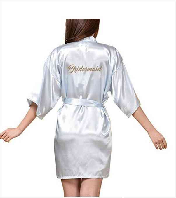 Women Bathrobe Letter Bride Bridesmaid Mother Of The Bride Maid Of Honor Matron Get Ready Robes Bridal Party Gifts Dressing, Black;red
Women Bathrobe Letter Bride Bridesmaid Mother Of The Bride Maid Of Honor Matron Get Ready Robes Bridal Party Gifts Dressing, Black;red