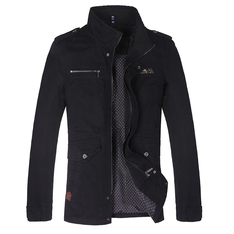 Men's Jackets Practicality Autumn Male Jacket Slim Fit Long Style Military And Coats Cotton Windbreaker Outwear AXP160, Khaki
Men's Jackets Practicality Autumn Male Jacket Slim Fit Long Style Military And Coats Cotton Windbreaker Outwear AXP160, Khaki