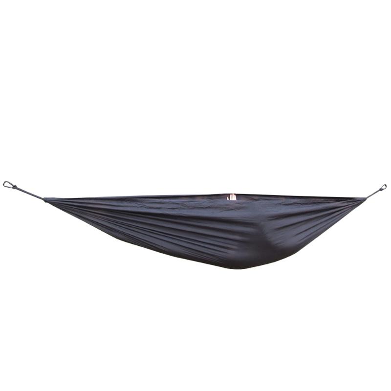 Outdoor Pads Double Parachute Silk Camping Hammock For Two (Black)
Outdoor Pads Double Parachute Silk Camping Hammock For Two (Black)