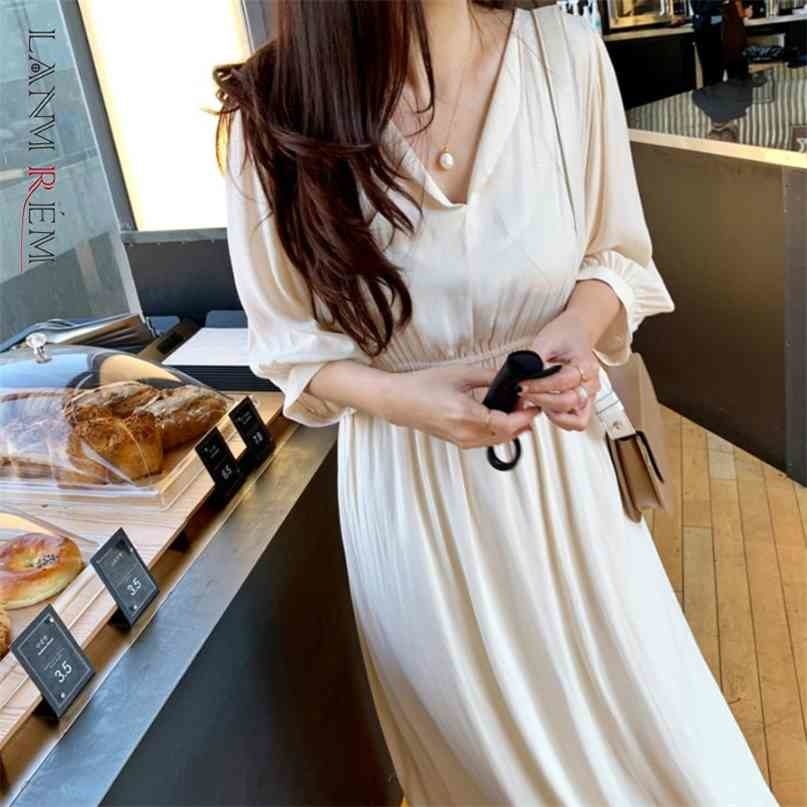Casual Midi Dress Korean Loose Waist Show Thin Solid Color V-neck Temperament Fashion Summer Women's 2P1667 210526, Black
Casual Midi Dress Korean Loose Waist Show Thin Solid Color V-neck Temperament Fashion Summer Women's 2P1667 210526, Black