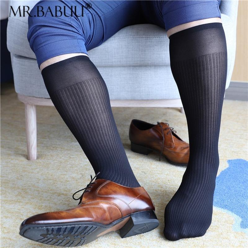 Men's Socks Europe And America Straight Pinstripe Soft Nylon Stretch Mid-tube Long-tube Business Suits High Stockings, Black
Men's Socks Europe And America Straight Pinstripe Soft Nylon Stretch Mid-tube Long-tube Business Suits High Stockings, Black