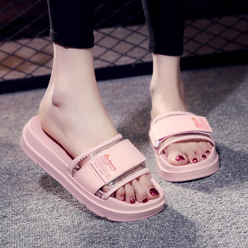Slippers 2021 Thick-soled Flip-Flop Sandal Fashion And Versatile For Home Outside Wear Non-slip Beach, Black
Slippers 2021 Thick-soled Flip-Flop Sandal Fashion And Versatile For Home Outside Wear Non-slip Beach, Black