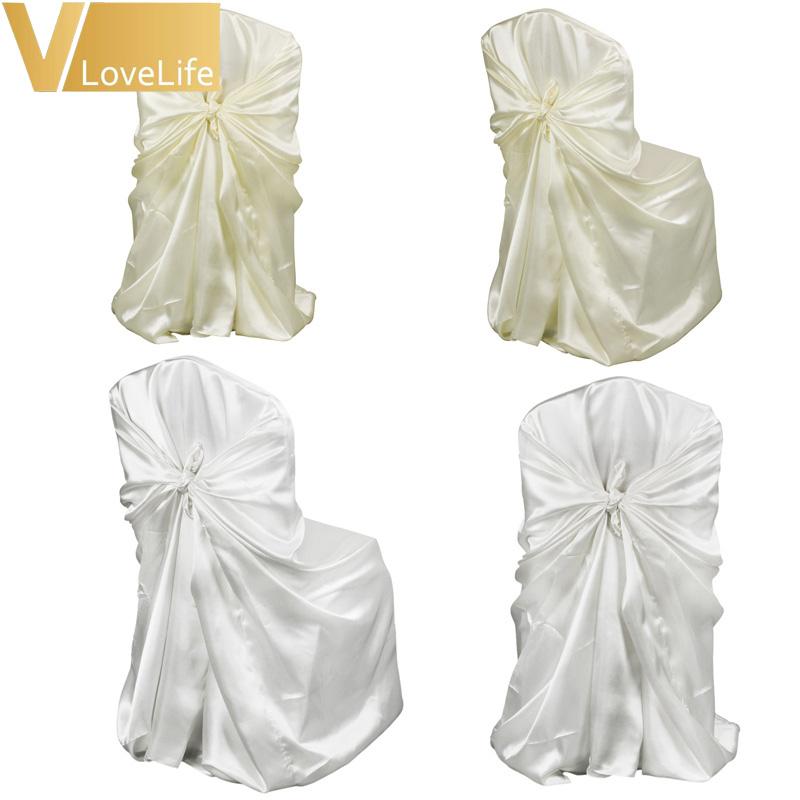 Chair Covers 100pcs/lot For Weddings Universal Self Tie Satin Cover Banquet Event Xmas Home El Dinner Decoration
Chair Covers 100pcs/lot For Weddings Universal Self Tie Satin Cover Banquet Event Xmas Home El Dinner Decoration