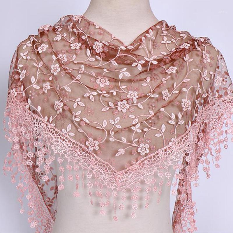 Scarves Women Fashion Triangle Wrap Lady Shawl Flower Lace Scarf Female Baby Tassel Shawls Spring Summer Po Props Accessories, Blue;gray
Scarves Women Fashion Triangle Wrap Lady Shawl Flower Lace Scarf Female Baby Tassel Shawls Spring Summer Po Props Accessories, Blue;gray
