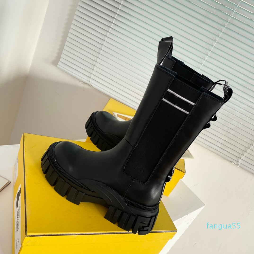 2022 autumn and winter elastic boots Luxury Designer Half Boot, Black