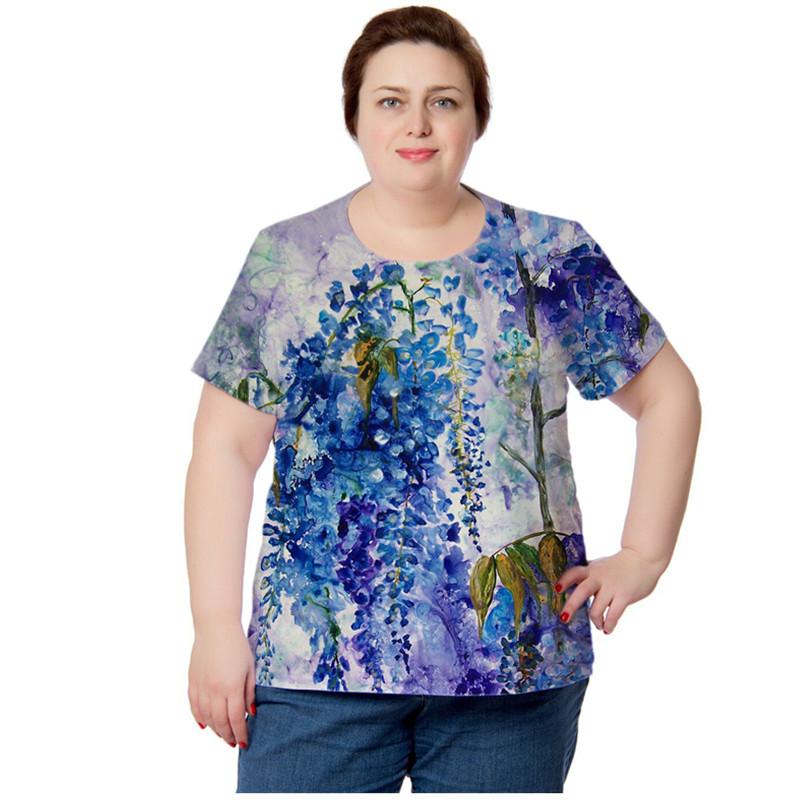 Plus Size T-Shirt Plant Flowers Print Women T Shirt Summer 2022 Short Sleeve Loose Ladies Tops Casual O-Neck Clothes 5XL 6XL, Black
Plus Size T-Shirt Plant Flowers Print Women T Shirt Summer 2022 Short Sleeve Loose Ladies Tops Casual O-Neck Clothes 5XL 6XL, Black