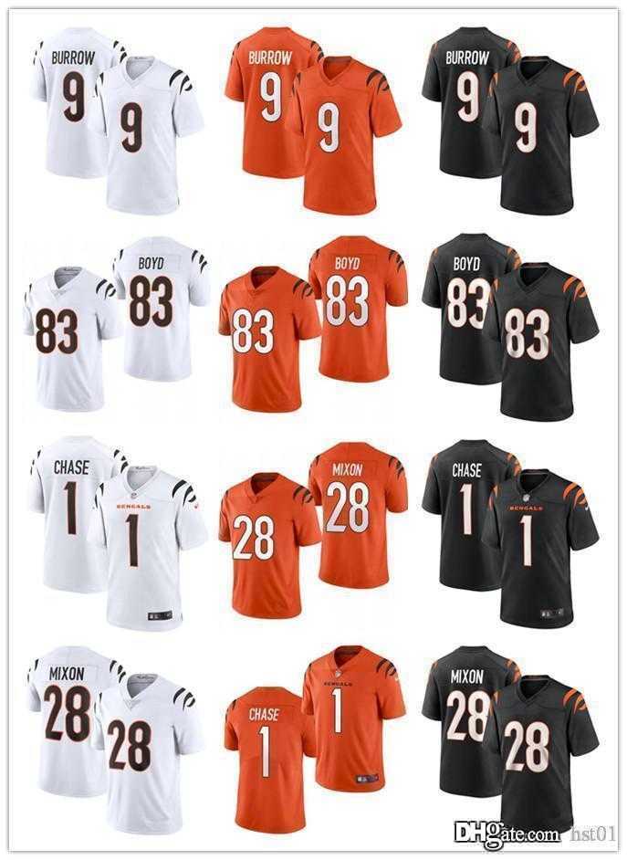 Men Women Cincinnati's Bengals's jersey 9 Joe Burrow 1 Ja'Marr Chase 28 Joe Mixon 83 Tyler Boyd 85 Tee Higgins Football Jerseys, Black;red
Men Women Cincinnati's Bengals's jersey 9 Joe Burrow 1 Ja'Marr Chase 28 Joe Mixon 83 Tyler Boyd 85 Tee Higgins Football Jerseys, Black;red