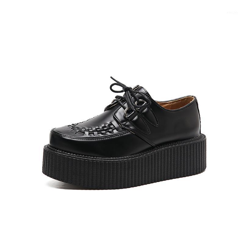 Retro Platform Shoe Lady. British College Round Toe Lace-up Single Shoe. European And American Leisure Joker Thick Sole Sho, Black
Retro Platform Shoe Lady. British College Round Toe Lace-up Single Shoe. European And American Leisure Joker Thick Sole Sho, Black