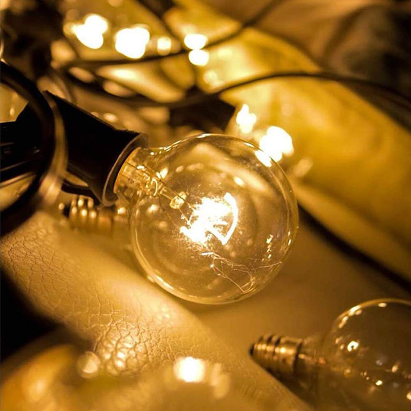 50FT 30FT 25FT Patio string light Outdoor christmas decoration fairy for outdoor party garden garland wedding dj Y200603