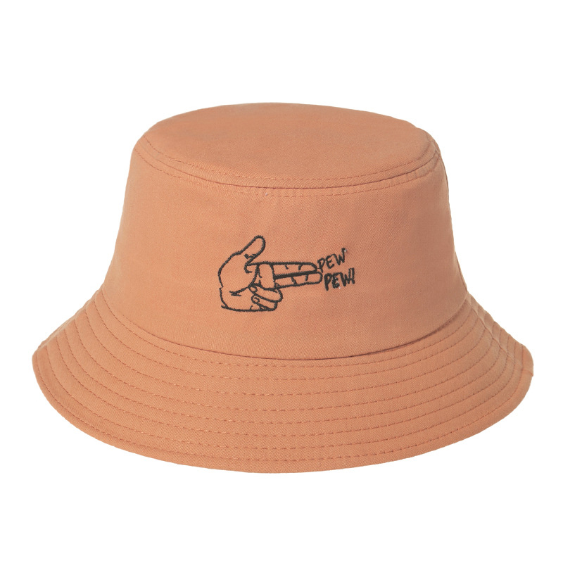 Autumn New Shooting Gesture Embroidered Fisherman Hat Japanese Casual All-Match Finger Bucket Hat Shopping Couples Cap Tide No. 1, Black
Autumn New Shooting Gesture Embroidered Fisherman Hat Japanese Casual All-Match Finger Bucket Hat Shopping Couples Cap Tide No. 1, Black