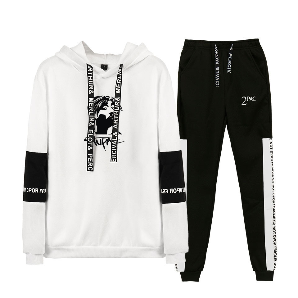 Rapper 2pac Men's Sportswear Sets Tupac Amaru Shakur Casual Tracksuit Two Piece Set Top and Pants Sweat Suit Male Sporting Suits Q0125, 004
Rapper 2pac Men's Sportswear Sets Tupac Amaru Shakur Casual Tracksuit Two Piece Set Top and Pants Sweat Suit Male Sporting Suits Q0125, 004