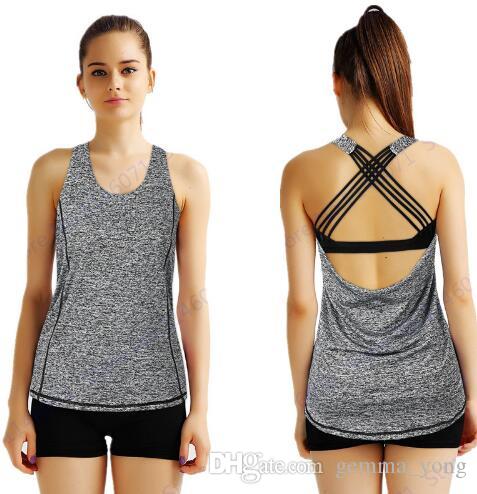 Grey Womens Yoga Tee Shirt Sexy Strappy Back Crisscross Sports Fitness Gym Shirts Dry Fit Biking Running Burnout Tank Top Blouse, White;black
Grey Womens Yoga Tee Shirt Sexy Strappy Back Crisscross Sports Fitness Gym Shirts Dry Fit Biking Running Burnout Tank Top Blouse, White;black