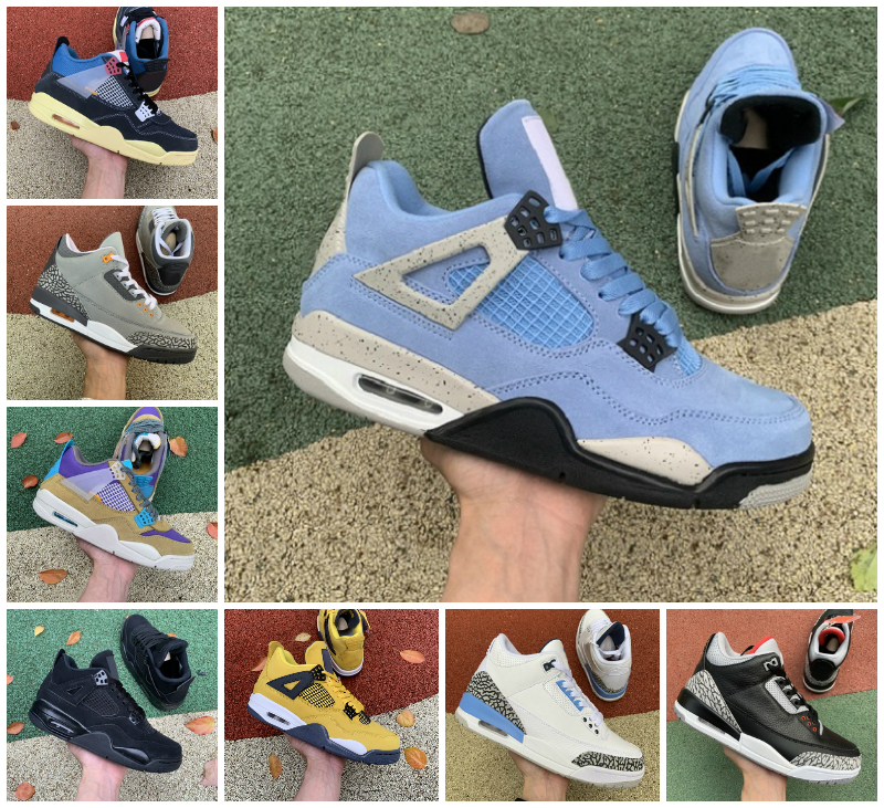 Top Quality Mens Womens 4 4s UNIVERSITY BLUE Basketball Shoes Desert Moss Union X Sail The White Cement Oreo Bred Black Cat Fire Red TAUPE HAZE Royalty NOIR Sneakers, Unite
Top Quality Mens Womens 4 4s UNIVERSITY BLUE Basketball Shoes Desert Moss Union X Sail The White Cement Oreo Bred Black Cat Fire Red TAUPE HAZE Royalty NOIR Sneakers, Unite