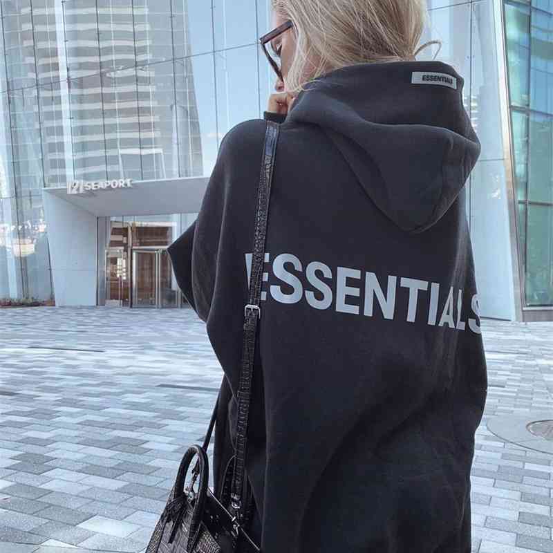 Ess correct version solid color loose 3M reflective letter embroidered cotton men' and women' same Terry Hoodie t, Gray
Ess correct version solid color loose 3M reflective letter embroidered cotton men' and women' same Terry Hoodie t, Gray