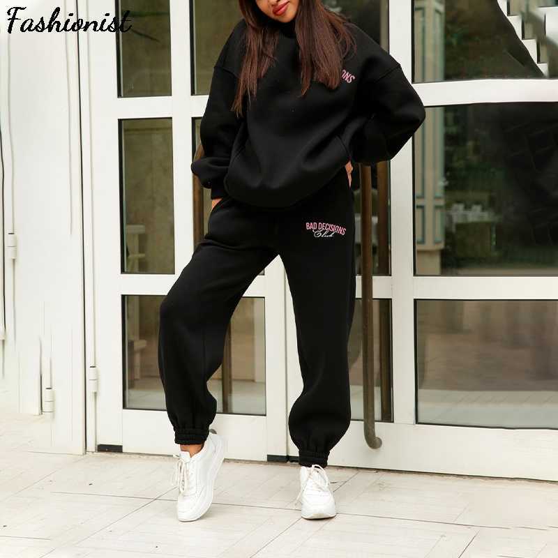 Print Suit Women' Tracksuit 2 Piece Set Casual Woman Spring Oversized Hooded Long Sleeve Hoodie Female Sportswear Pants 210709, Orange black logo
Print Suit Women' Tracksuit 2 Piece Set Casual Woman Spring Oversized Hooded Long Sleeve Hoodie Female Sportswear Pants 210709, Orange black logo