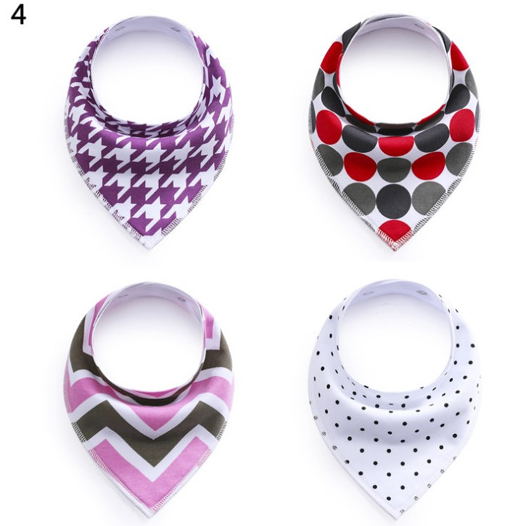 Wholesale Cotton Baby Bibs Soft and Absorbent for Boys & Girls Baby Bandana Drool Bibs Maternal and Child Supplies