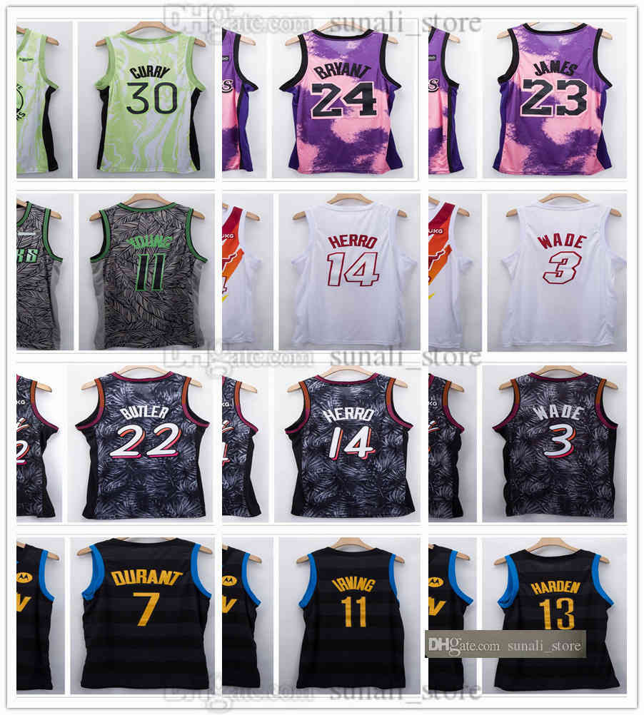 Stitched 2021 Fashion Style Basketball Jersey Stephen 30 Curry LeBron 23 James 13 Harden Trae 11 Young Jimmy 22 Butler Tyler 14 Herro Dwyane 3 Wade Kevin 7 Irving Kyrie, Purple
Stitched 2021 Fashion Style Basketball Jersey Stephen 30 Curry LeBron 23 James 13 Harden Trae 11 Young Jimmy 22 Butler Tyler 14 Herro Dwyane 3 Wade Kevin 7 Irving Kyrie, Purple