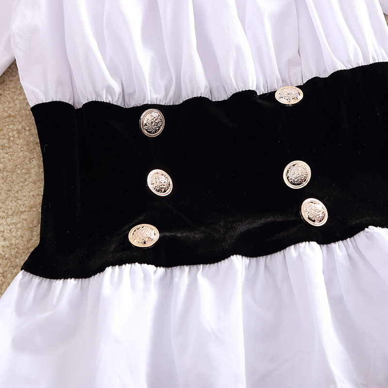 Sweet Blouse Women Short Shirt Crop Top Slash Neck Off-shoulder Patchwork Elastic Waist Ruffles Top Lantern Sleeve Japan T95291 210225