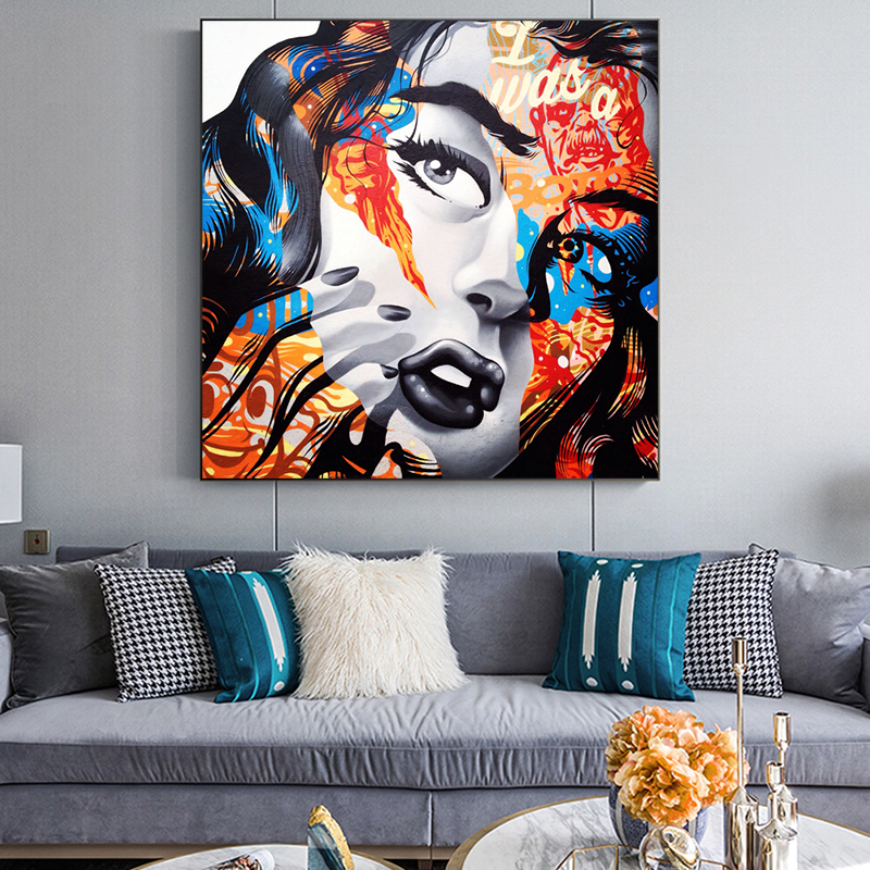Graffiti Woman Portrait Pictures Canvas Paintings Wall Art Posters And Prints For Living Room Decoration No Frame
Graffiti Woman Portrait Pictures Canvas Paintings Wall Art Posters And Prints For Living Room Decoration No Frame