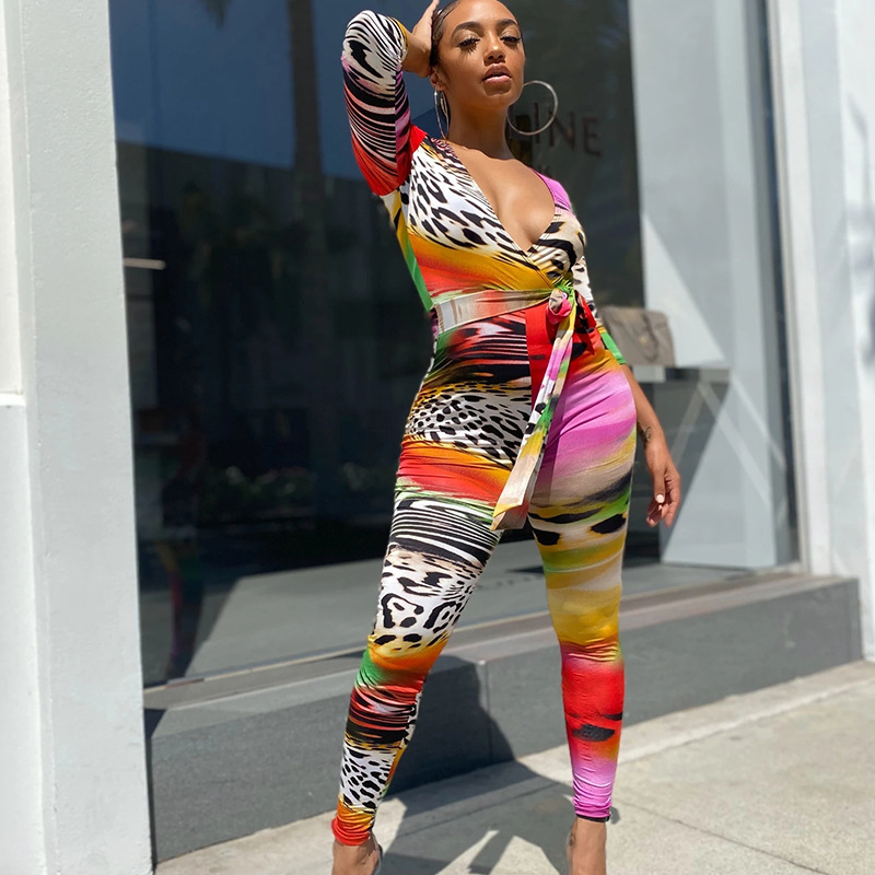 2021 Red Snake Print V-neck Sexy Bodycon Women Jumpsuits Long Sleeve Autumn New Design Fashion Streetwear Elastic High Waist Yila, Beige
2021 Red Snake Print V-neck Sexy Bodycon Women Jumpsuits Long Sleeve Autumn New Design Fashion Streetwear Elastic High Waist Yila, Beige