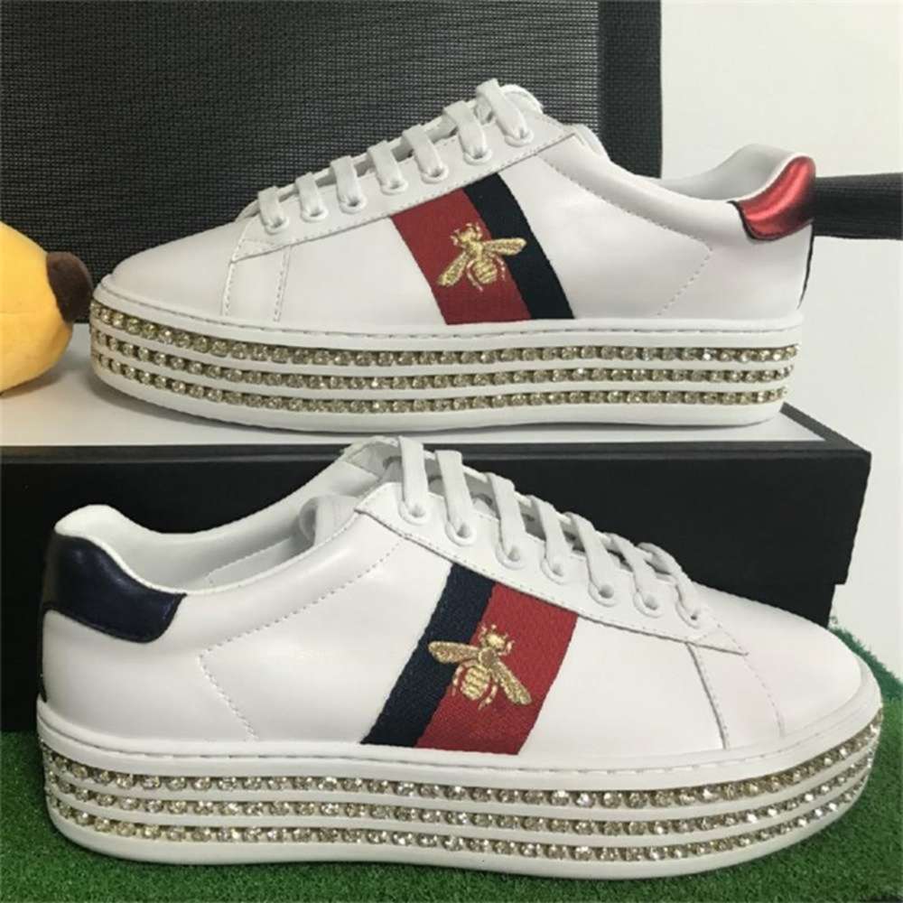 2021 hot Classic! Fashion Designer ACE High-end white Crystal bee red and green stripes Casual Sneaker Womens Casual Shoes wit NlkRunning, Black
2021 hot Classic! Fashion Designer ACE High-end white Crystal bee red and green stripes Casual Sneaker Womens Casual Shoes wit NlkRunning, Black