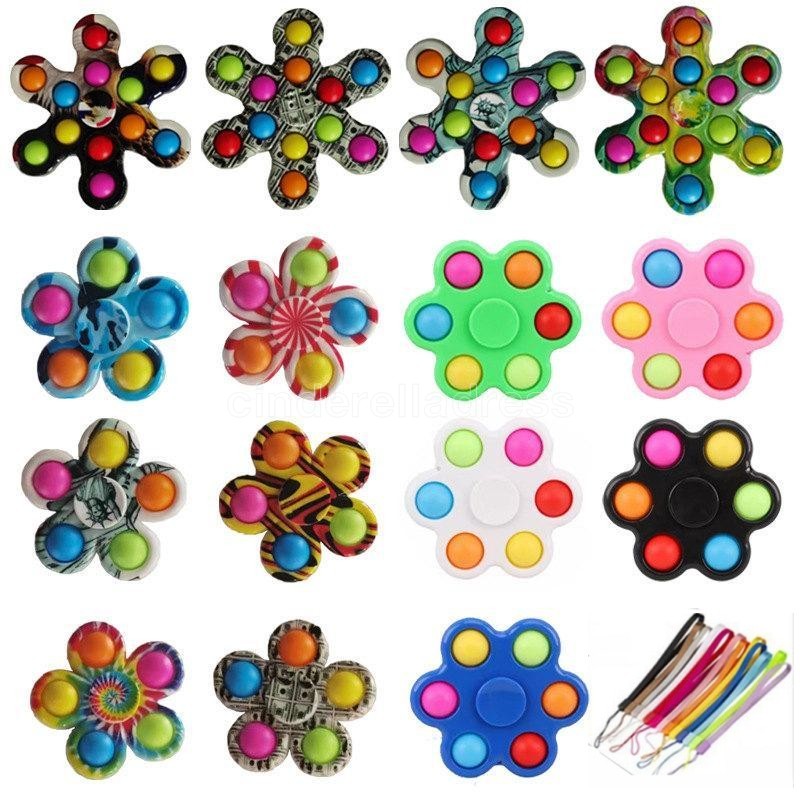 Push It Fidget Toys Double-row pattern Finger Bubble Press Relief Fingertip Toy Stress Educational Kids Baby Gift Sensor Fingers spinner Rotating Dazzle CJ17
Push It Fidget Toys Double-row pattern Finger Bubble Press Relief Fingertip Toy Stress Educational Kids Baby Gift Sensor Fingers spinner Rotating Dazzle CJ17