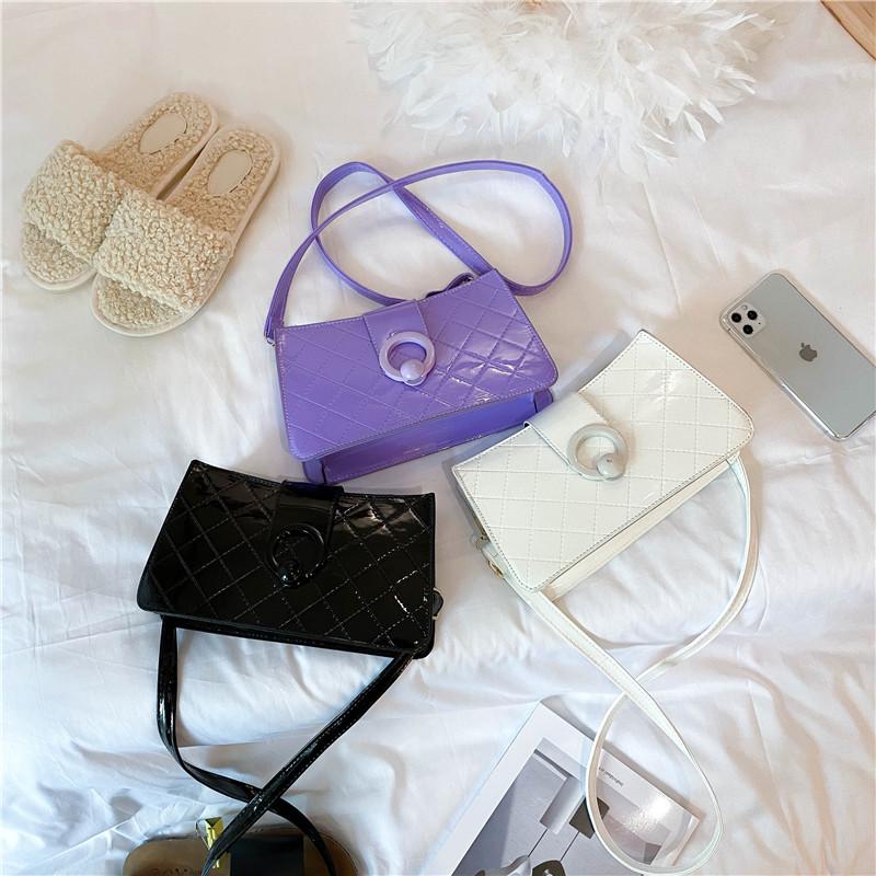 2021 Fashion Women Crossbody Shoulder Bag Purple Lozenge Underarm Lady Leather Bag Casual Messenger Handbag Female Square Bags, Black
2021 Fashion Women Crossbody Shoulder Bag Purple Lozenge Underarm Lady Leather Bag Casual Messenger Handbag Female Square Bags, Black