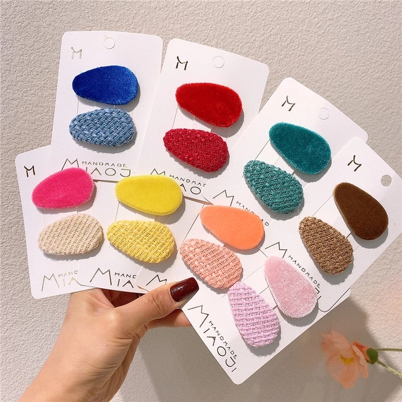 Autumn and Winter New Sweet Girl Baby Cute Fabric Check Hairpin Fashion Children's Velvet Water Drop BB Clip Hair Accessories, Multi-color
Autumn and Winter New Sweet Girl Baby Cute Fabric Check Hairpin Fashion Children's Velvet Water Drop BB Clip Hair Accessories, Multi-color